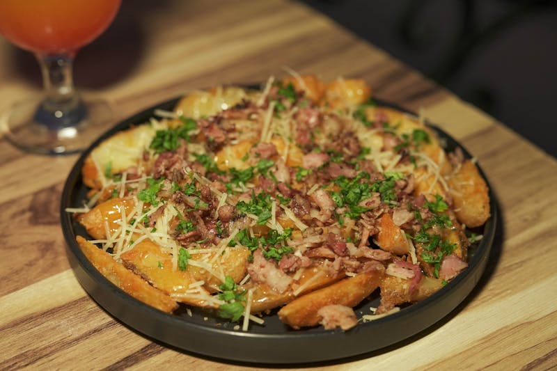 Loaded Potato Skins appetizer